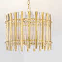 Loft Industry Modern - Tube Drum Chandelier